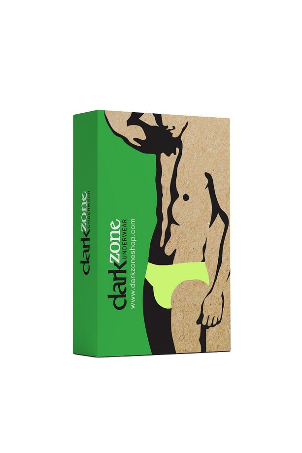 Geniş Lastikli Neon Sarı Erkek Slip - 7