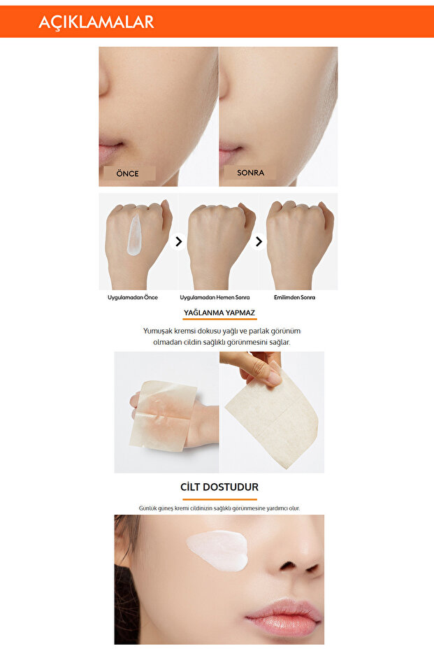 Yapışkan His Bırakmayan Güneş Koruyucu APIEU Pure Block Natural Daily Sun Cream EX SPF50+/PA++++50ml - 3