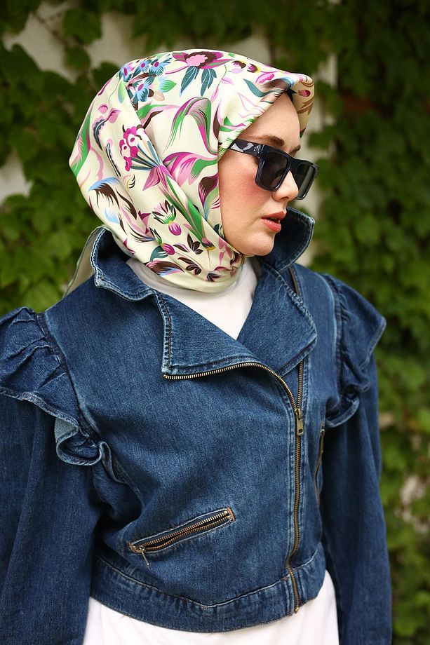 Twill İpek Eşarp 11430-03 - 2