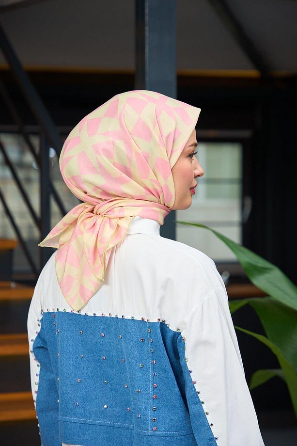 Harmony Collection Soft Eşarp Krem Pudra 1181-14 - 4