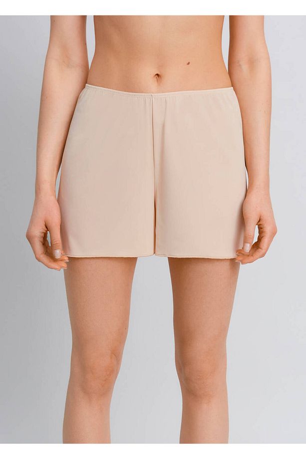 Beli Lastikli Ten Rengi Mini Şort Jüpon - 7
