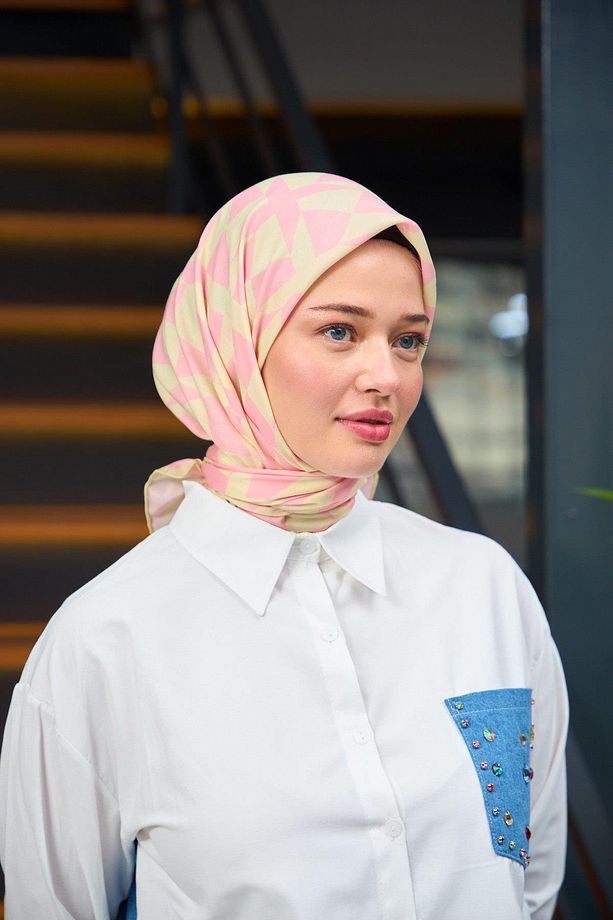 Harmony Collection Soft Eşarp Krem Pudra 1181-14 - 3