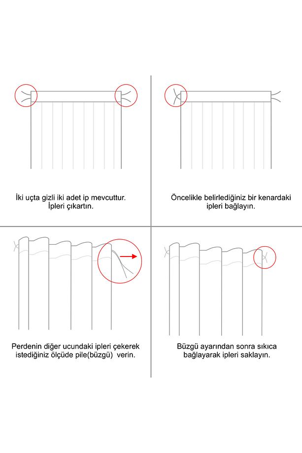 Kadife Dokulu Ekstrafor Büzgülü Açık Gri Yüksek Kalite Fon Perde Tek Kanat - 6