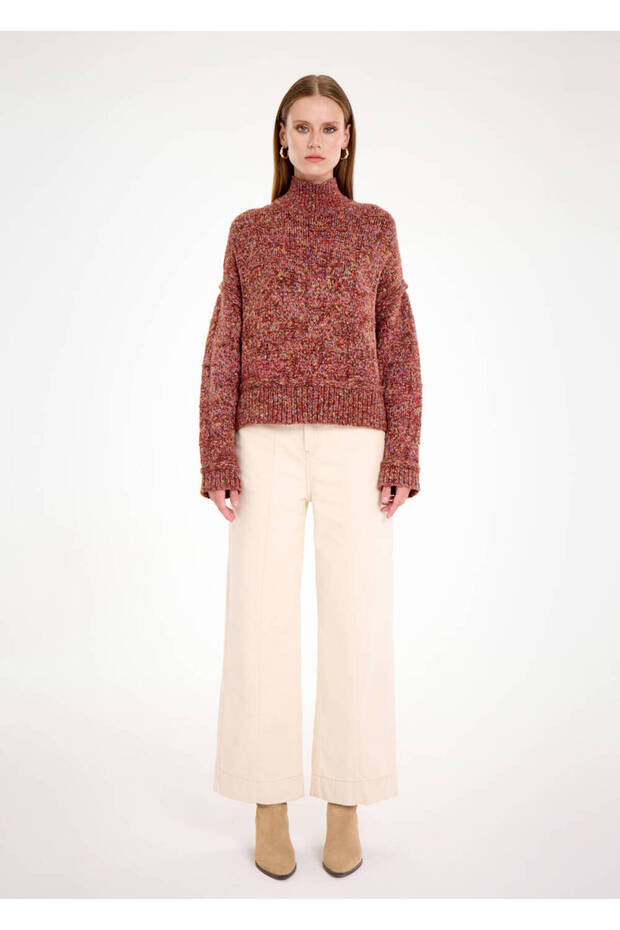 Alpaka Karışımlı Oversıze Triko - 2