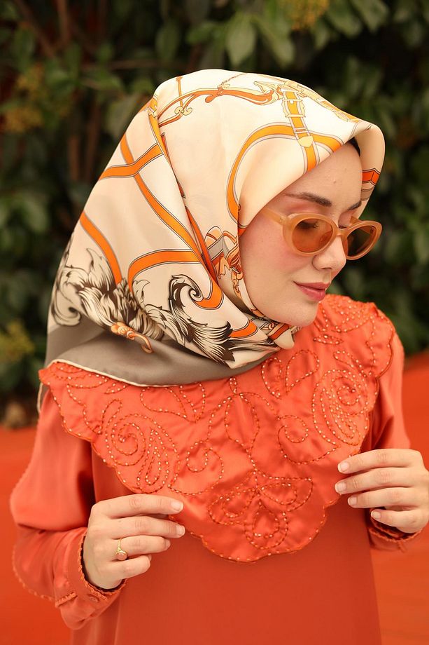 Twill İpek Eşarp 11436-04 - 5