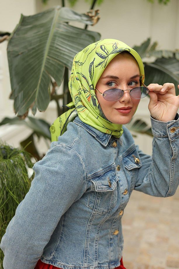 Twill İpek Eşarp 11433-24 - 7