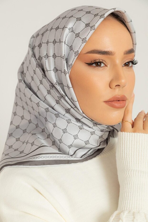 Twill İpek Eşarp 11393-01 - 4