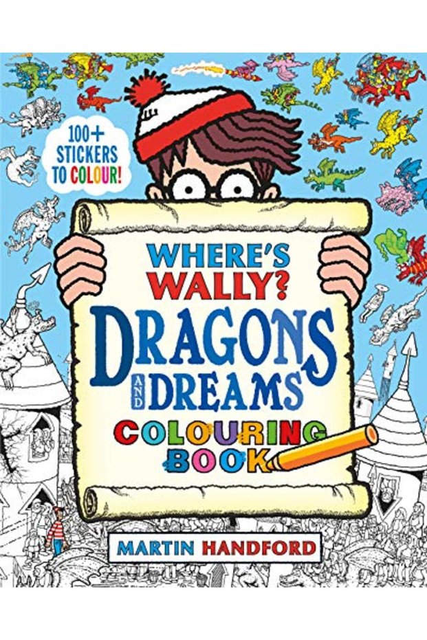 Wheres Wally Dragons And Dreams Colouring Book