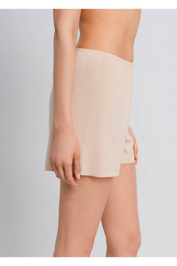 Beli Lastikli Ten Rengi Mini Şort Jüpon - 6