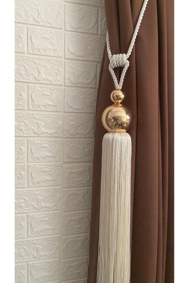 Curtain Accessory Metal Tassel Braçol Cornice Mounting Kit 1 Piece