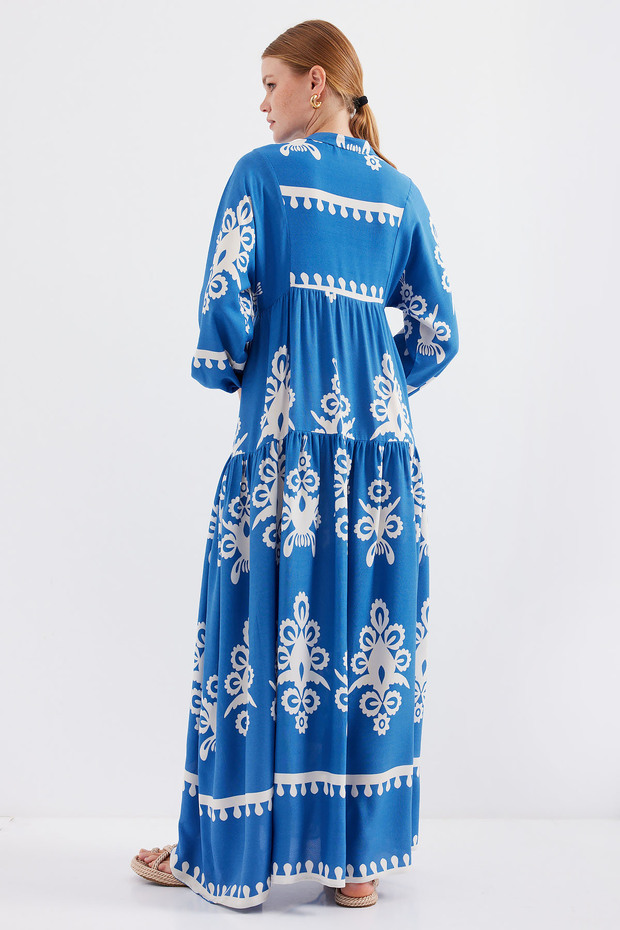 Model 2423 Rochie Alb Indigo Authentic Model - 7