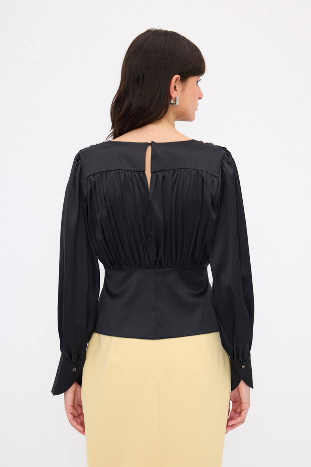 Gathered Blouse - 7