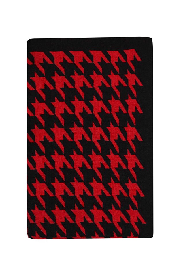 Black Red Blanket Design