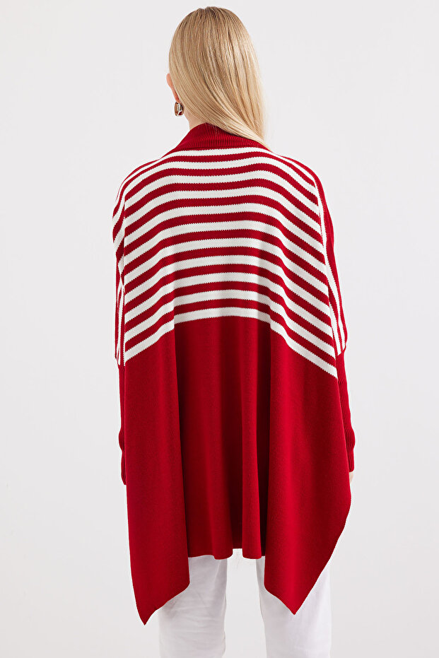 15783 Yırtmaçlı Panço Kazak - F.Bordo - 7