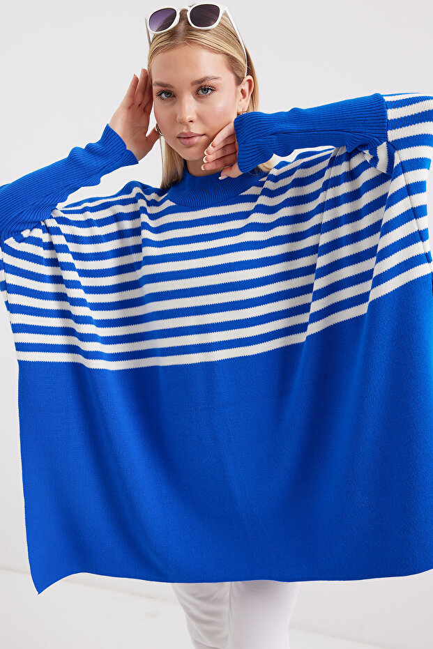 15783 Yırtmaçlı Panço Kazak - F. Saks - 4