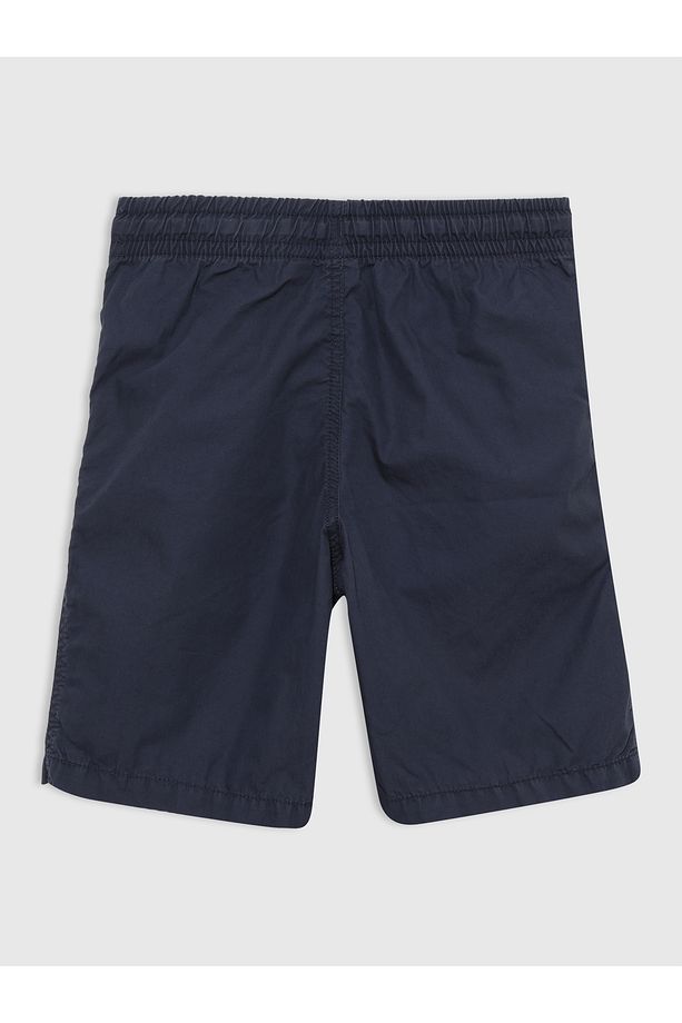 Erkek Çocuk Lacivert Poplin Pull-On Şort - 2