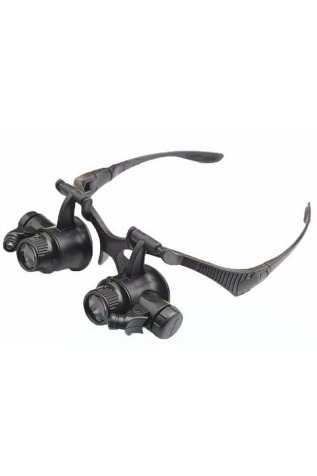 Glasses Model 10X 15X 20X 25X Lens 2 Led Lighted Magnifier 9892g