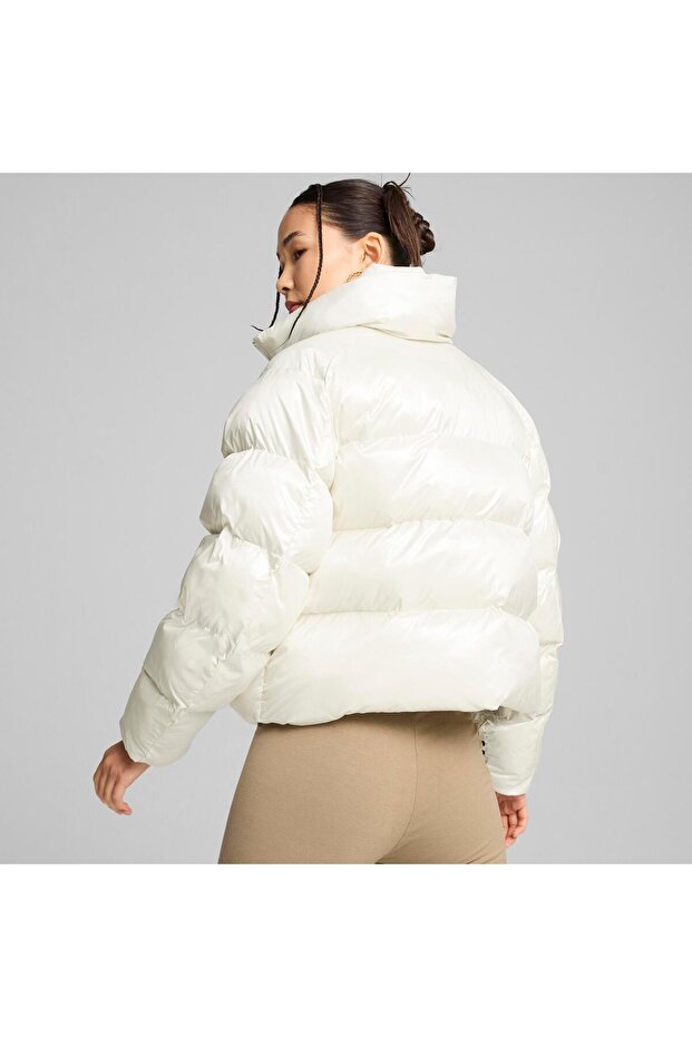 Shiny Puffer Jacket Kadın Ceket - 3