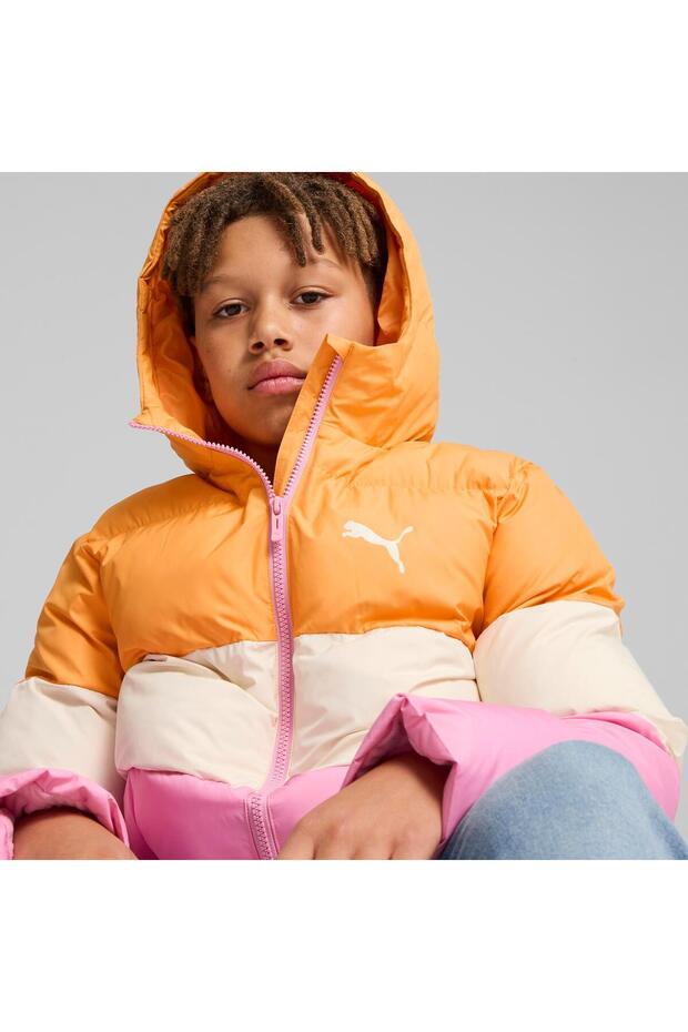 Poly Hooded Puffer Jacket Genç Ceket - 6