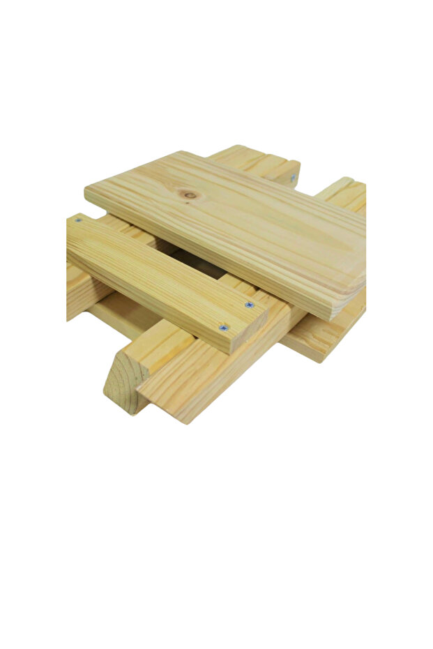 Ahşap Katlanır Tabure - 4