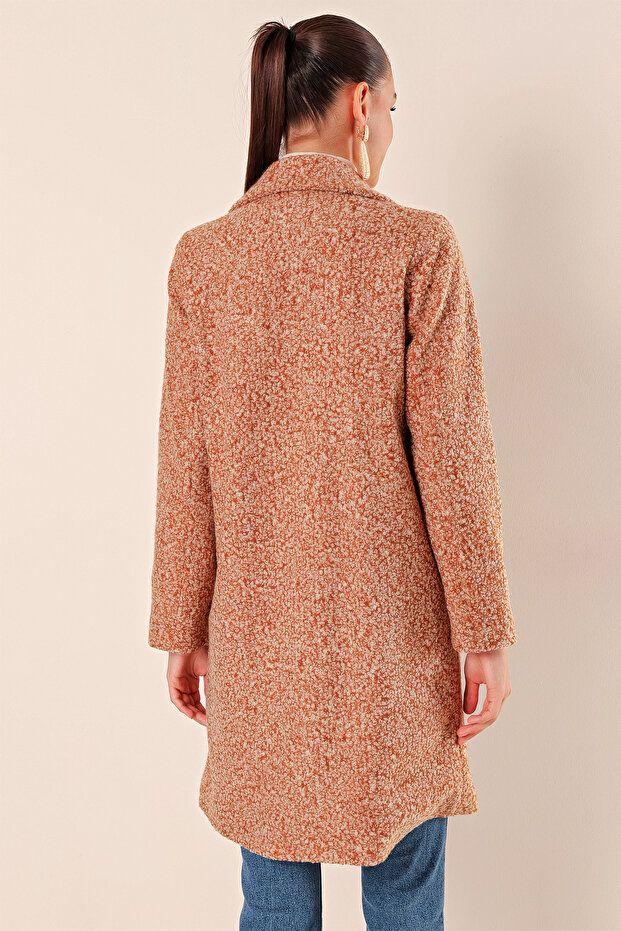 9082 Oversize Kaşe Kaban - M. Taba - 6