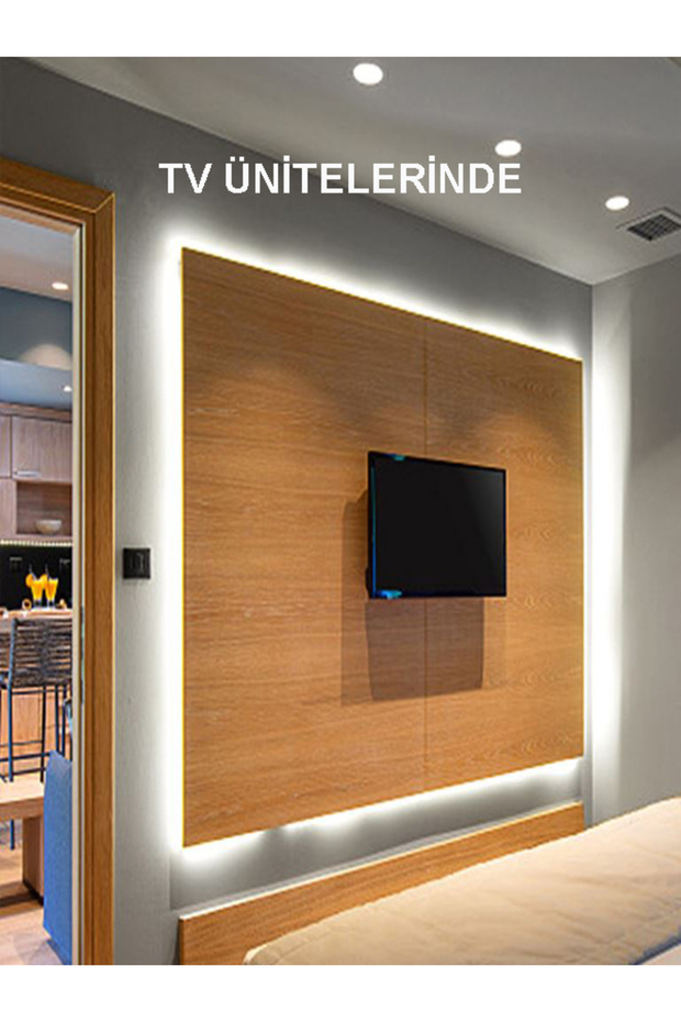 220V Şerit LED  YÜKSEK IŞIK FİŞLİ VE ANAHTARLI GÜNIŞIĞI 2 METRE ((ADAPTÖR TRAFO YOK TAK ÇALIŞTIR)) - 4