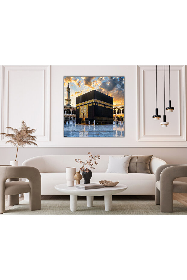 Kâbe dini kanvas tablo - 2