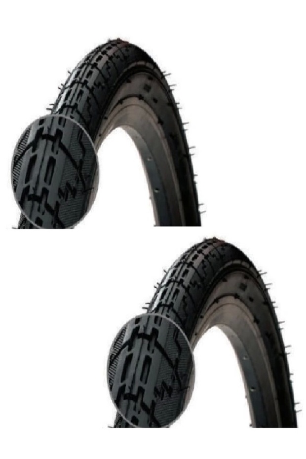 24 Jant 24x1.75 (47-507) Bisiklet Dış Lastiği Yol Tipi D2459 X 2 Adet - 1