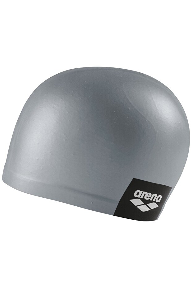 ساعة بغطاء للرأس بتصميم شعار رمادي - 1