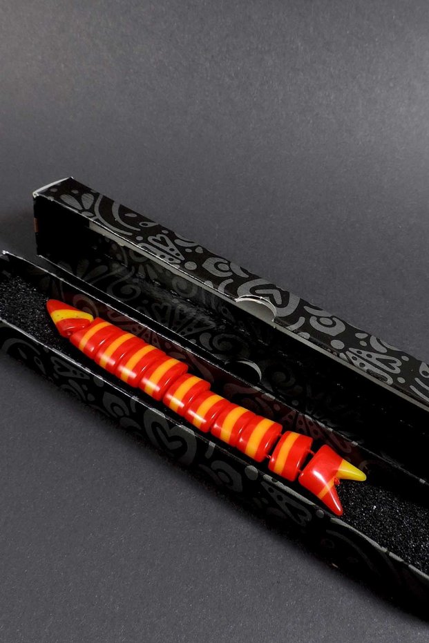 Red and Yellow Color Fish Prayer Beads
