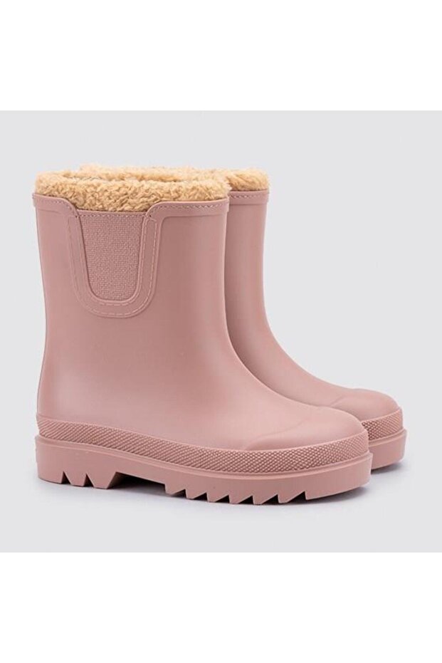 İgor Tokio Borreguito Girl's Pink Fur Rain Boots