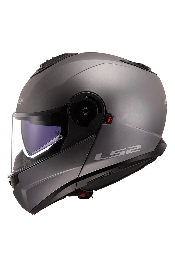 Strobe 2 Çene Açılır Mat Tıtanıum Kask - 3