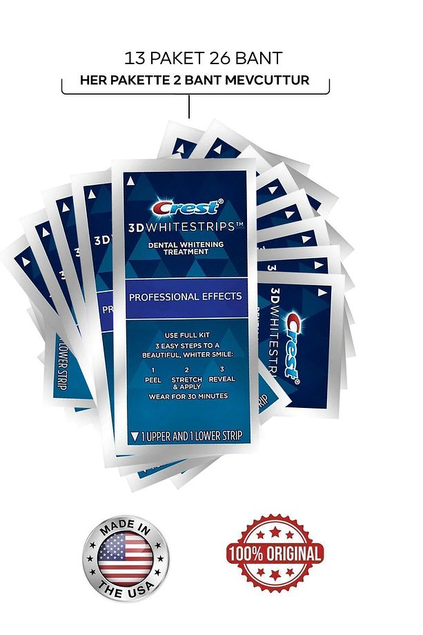 3d Whitestrips Professional Effects 13 Paket / 26 Bant - 3