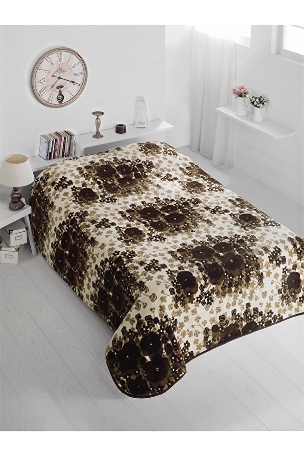 Çift Kişilik Battaniye- Bahar Kahverengi 4KG - 1