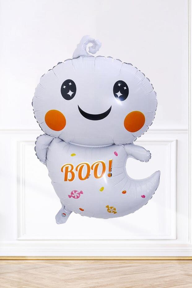 Cute Ghost Boo Foil Balloon Halloween Ornaments Ghost Balloon