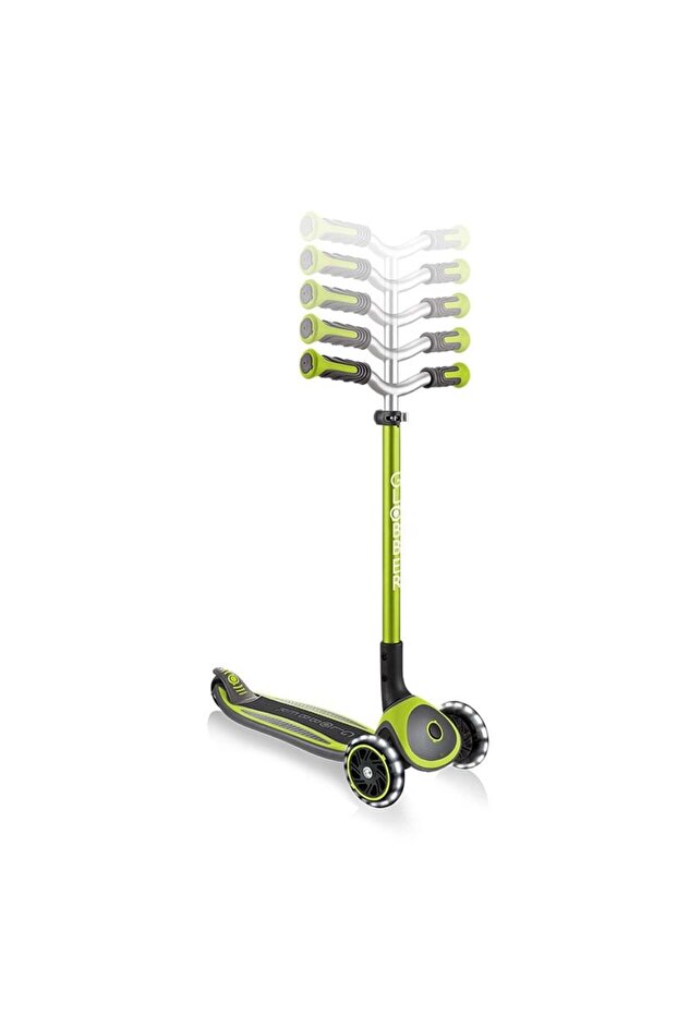 Master Işıklı Katlanabilir Scooter - Yeşil - 2