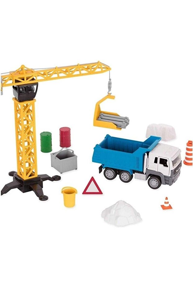 İnşaat Seti / Construction Crane Play Set (62PC) - 1