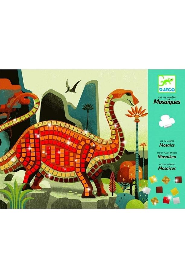 Mozaik Yapıştırma - Dinosaurs - 1