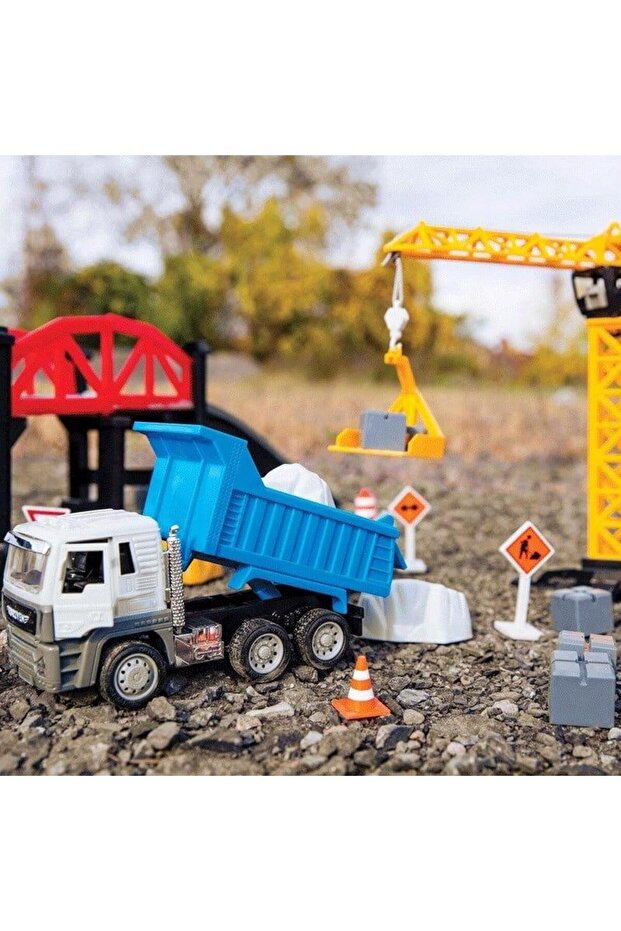 İnşaat Seti / Construction Crane Play Set (62PC) - 3
