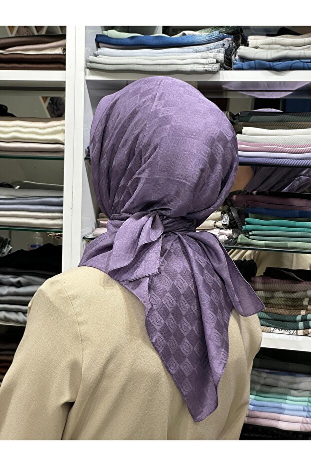 Eșarfă Jacquard Checker - 3