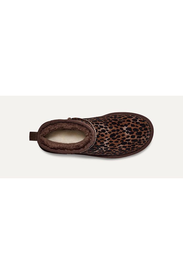 Kadın Kauçuk Tabanlı Leopar Desenli Leopar Bot & Bootie 1158328-LEOPAR - 5