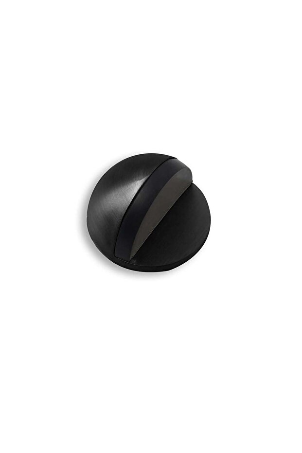 Yapışkanlı Kapı Stoperi Zemine Monte Siyah - 1