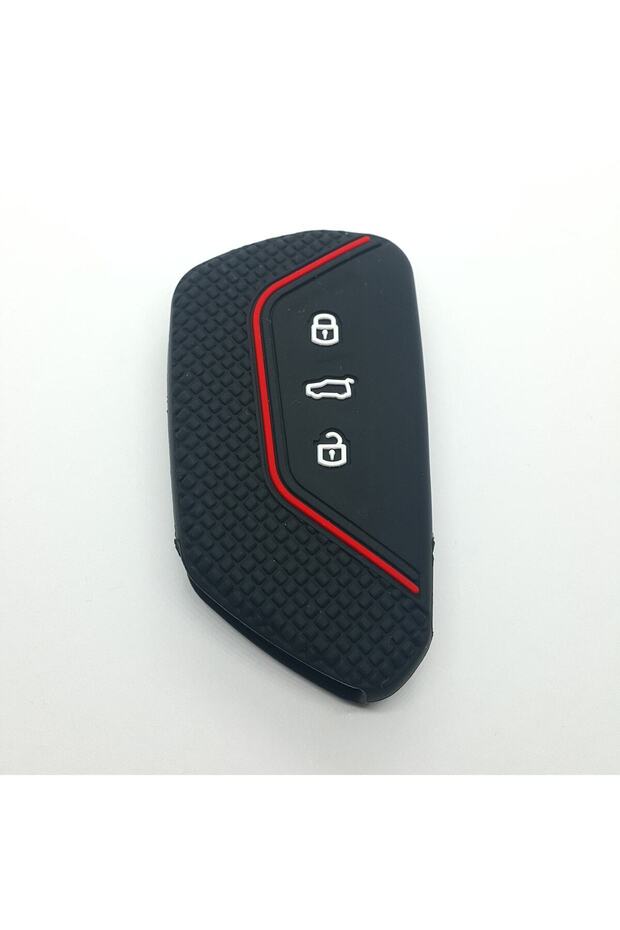 Volkswagen Golf 8 New Caddy Silicone Case (Red Striped)