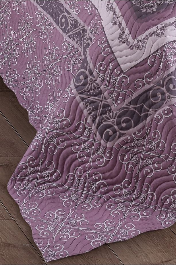 Çift Kişilik Microfiber Kapitone Yatak Örtüsü - 4