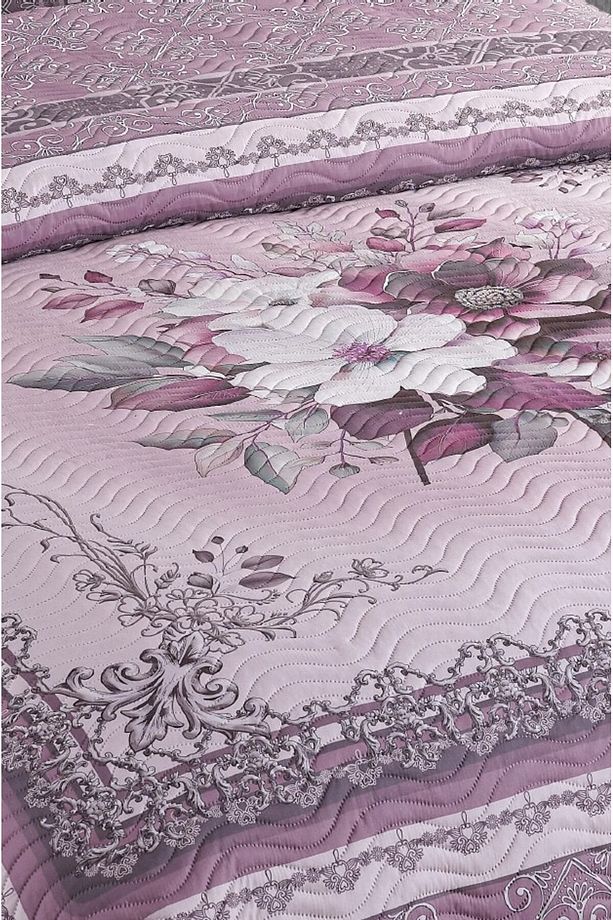 Çift Kişilik Microfiber Kapitone Yatak Örtüsü - 3