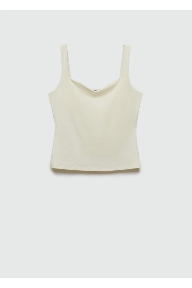 Askılı triko bluz - 3