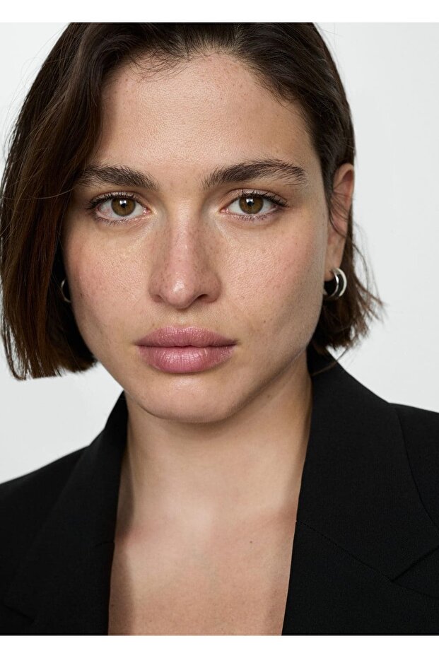 Düz Kesim Blazer Ceket - 5