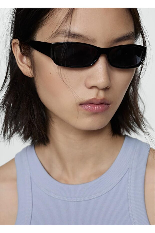 Lastik örgü pamuklu bluz - 5