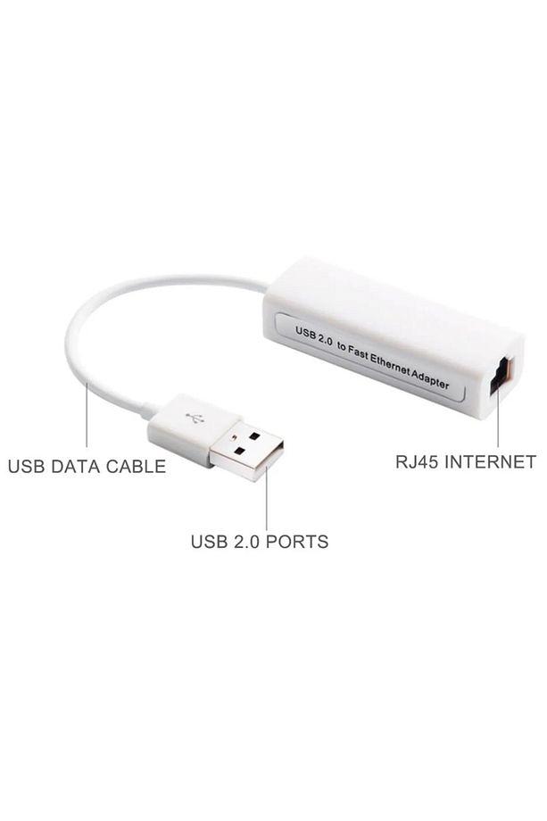 2042 Usb Ethernet Kartı Çevirici Dönüştürücü Adaptor Internet Lan Kablolu Cat5 Rj45 Cat6 - 4