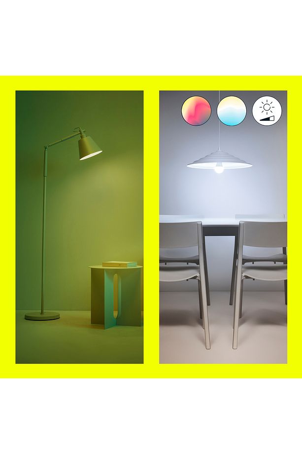 100W Renkli Ambiyans E27 Akıllı Ampul (A67) Matter, Google Home, Alexa Uyumlu - 9